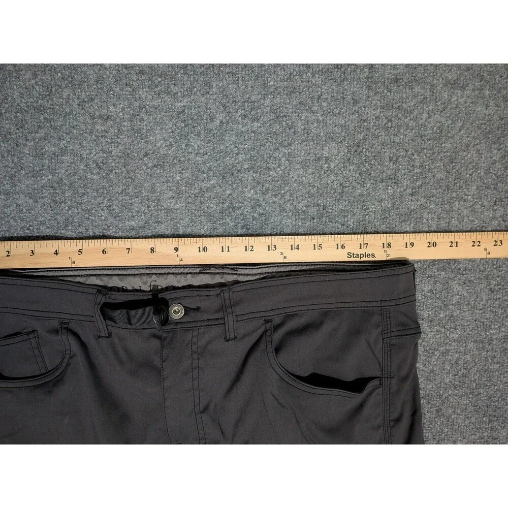 Prana Zioneer Pants Mens 38x32 Outdoor Hiking Gray